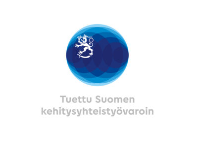 Ulkoministeriön kehitysyhteistyölogo.