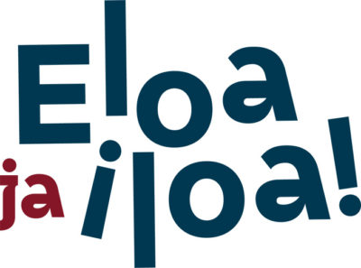 Eloa ja iloa -kampanjan logo.