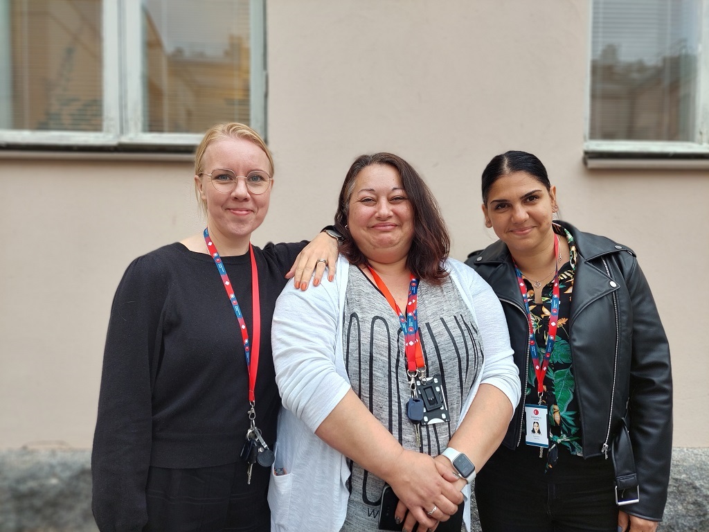 Carolin Ahlvik-Harju, Florica Nicolaescu och Svetoslava Nikolova.